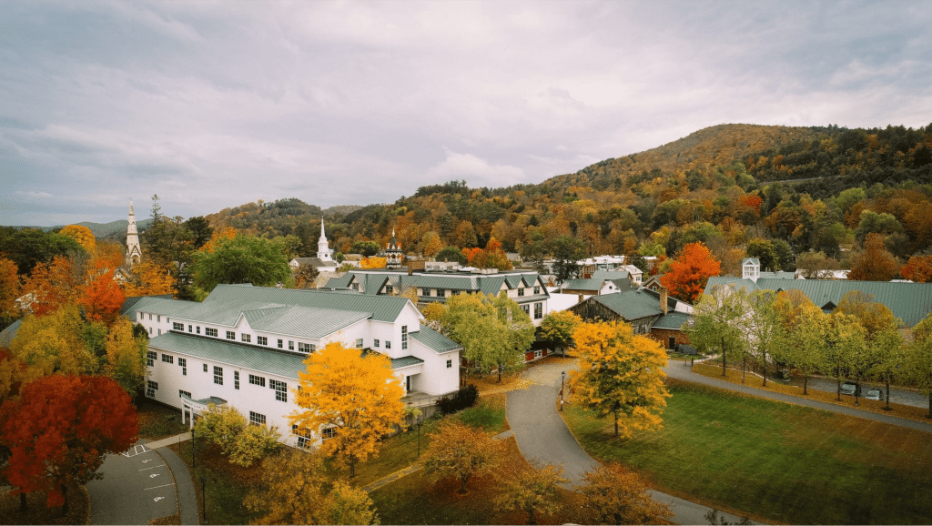 Arial shot of VLGS quad.